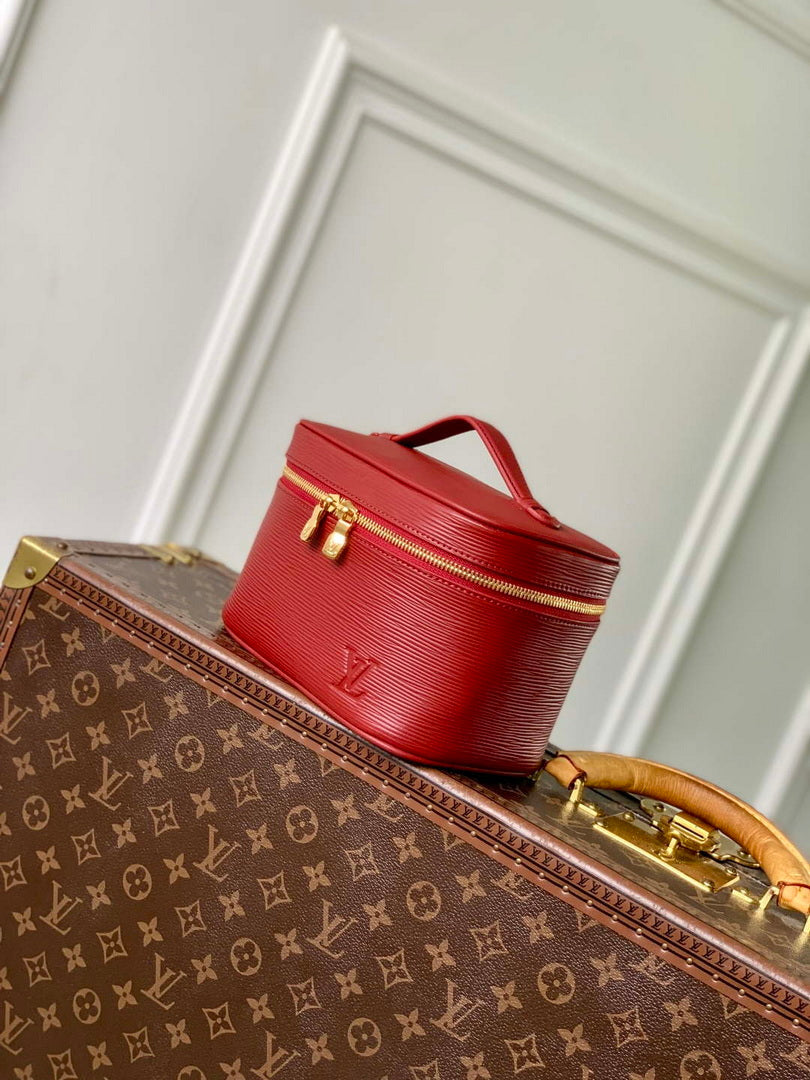LV M15191 Louis Vuitton Nice Mini Bag Monogram Red