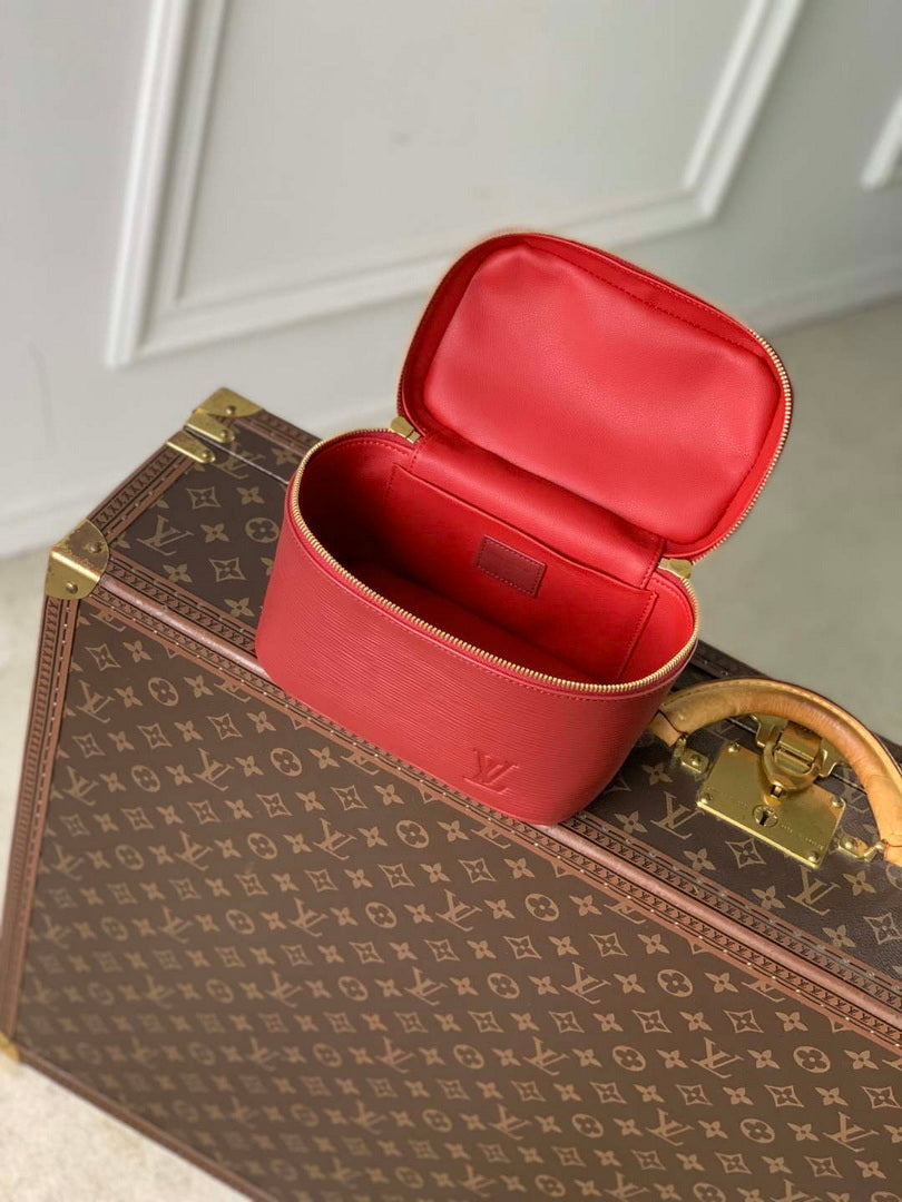 LV M15191 Louis Vuitton Nice Mini Bag Monogram Red
