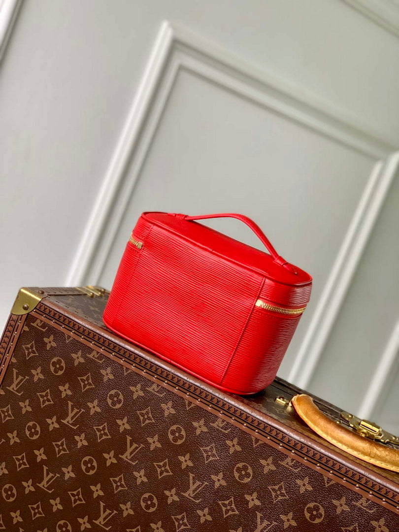 LV M15191 Louis Vuitton Nice Mini Bag Red