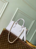 LV M15192 Louis Vuitton OnTheGo East West Bag Misty Lilac