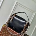 LV M15195 Louis Vuitton Side Trunk Vibe MM Bag Black