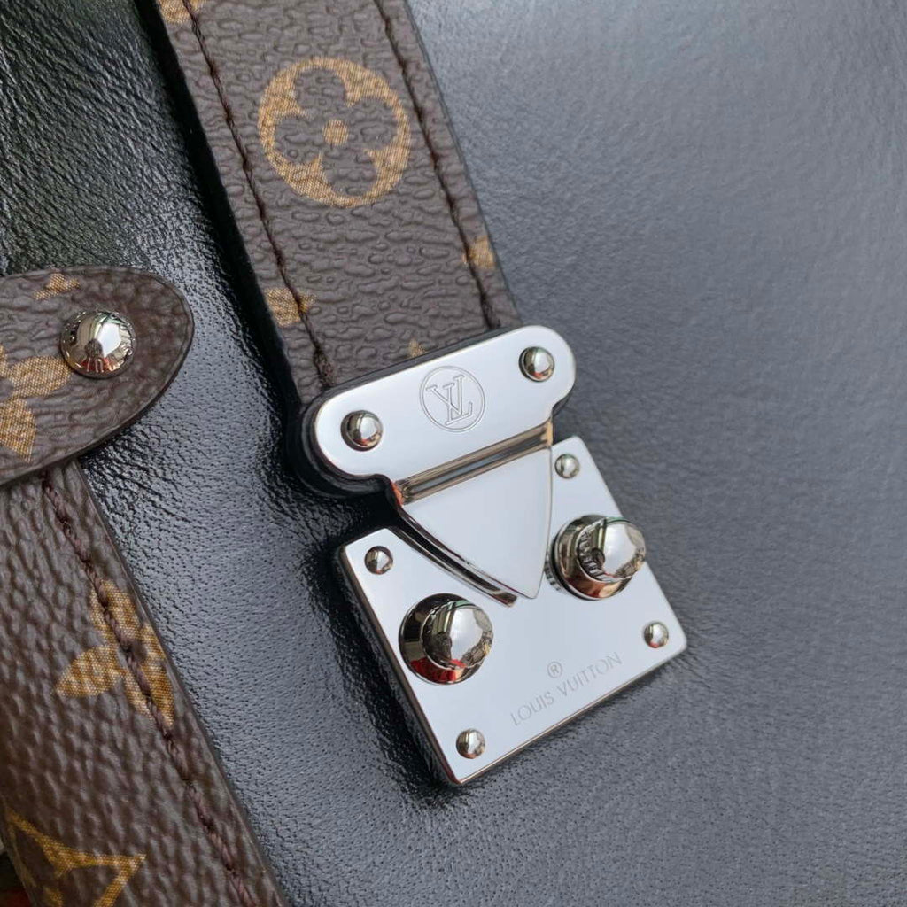 LV M15195 Louis Vuitton Side Trunk Vibe MM Bag Black