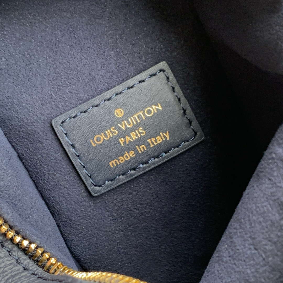 LV M15226 Louis Vuitton Side Trunk MM Handbag Navy Blue - Default Title - View 8