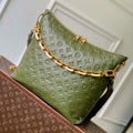 LV M15228 Louis Vuitton Coussin Hobo MM Bag Dark Khaki