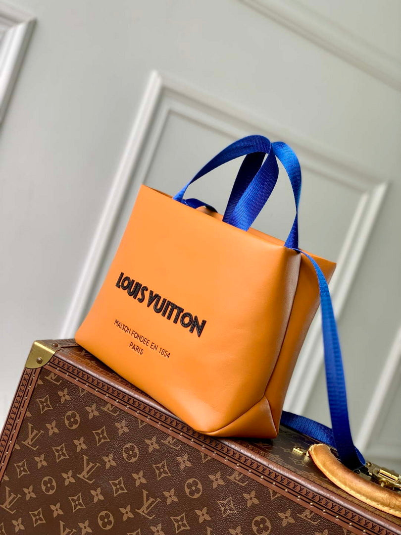 LV M15237 Louis Vuitton Mini Shopper Tote Saffron