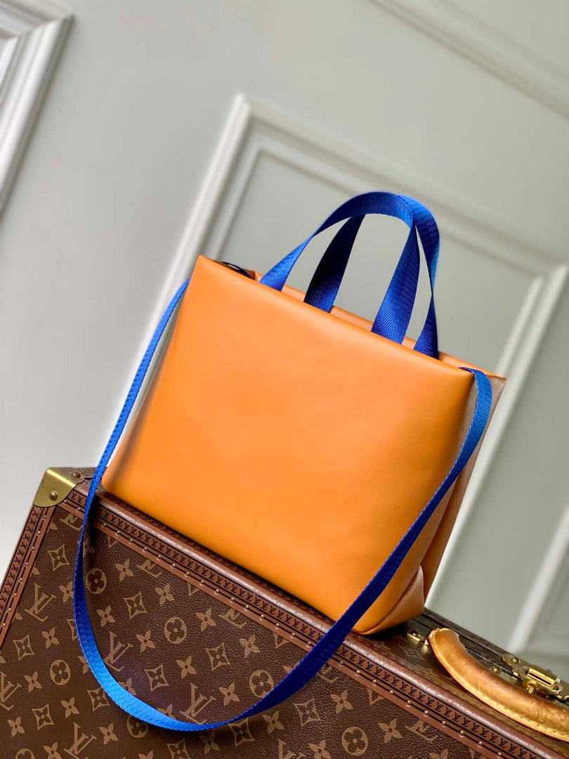 LV M15237 Louis Vuitton Mini Shopper Tote Saffron
