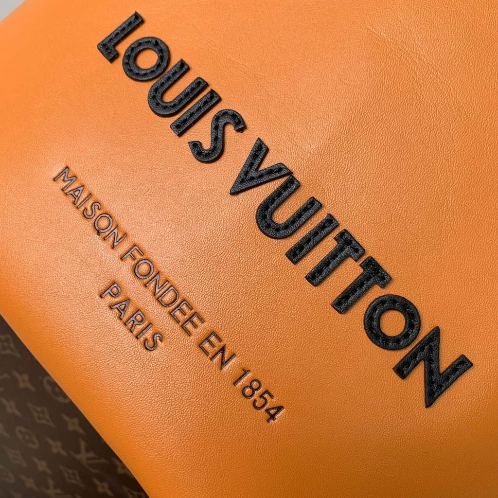 LV M15237 Louis Vuitton Mini Shopper Tote Saffron