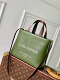 LV M15238 Louis Vuitton Mini Shopper Tote Khaki Green