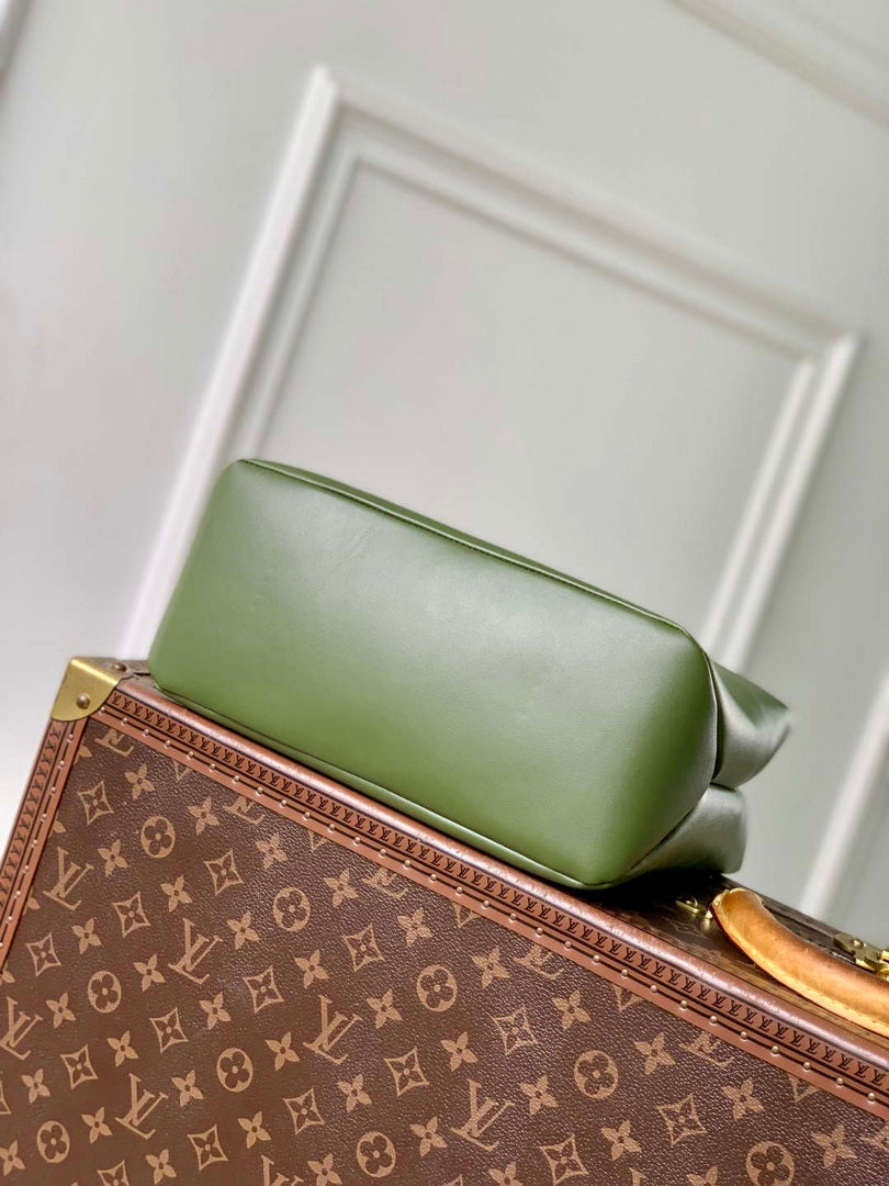 LV M15238 Louis Vuitton Mini Shopper Tote Khaki Green