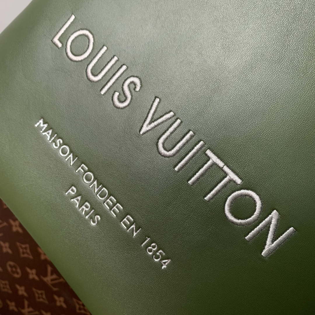 LV M15238 Louis Vuitton Mini Shopper Tote Khaki Green