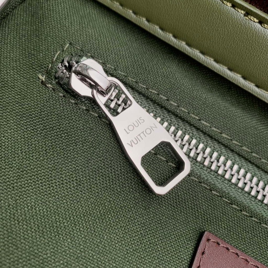 LV M15238 Louis Vuitton Mini Shopper Tote Khaki Green