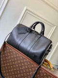 LV M15249 Louis Vuitton Keepall Bandouliere  35 Bag Black