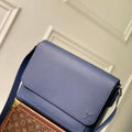 LV M15267 Louis Vuitton Speed Messenger Bag Navy Blue