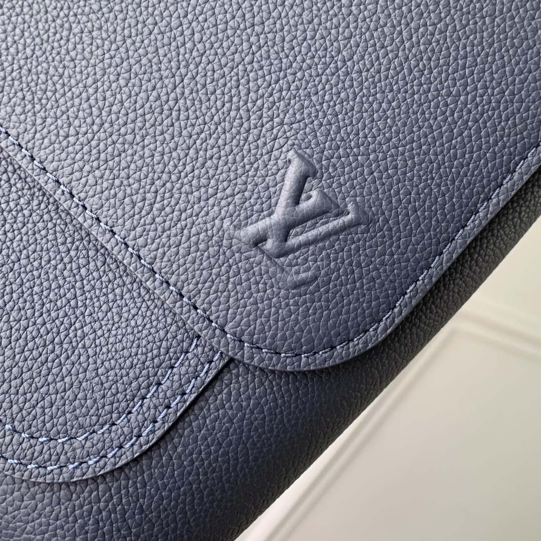 LV M15267 Louis Vuitton Speed Messenger Bag Navy Blue