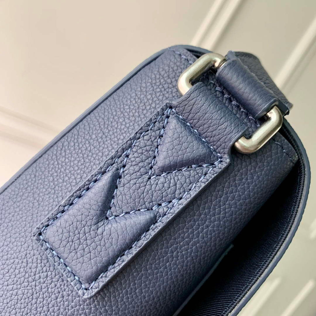 LV M15267 Louis Vuitton Speed Messenger Bag Navy Blue