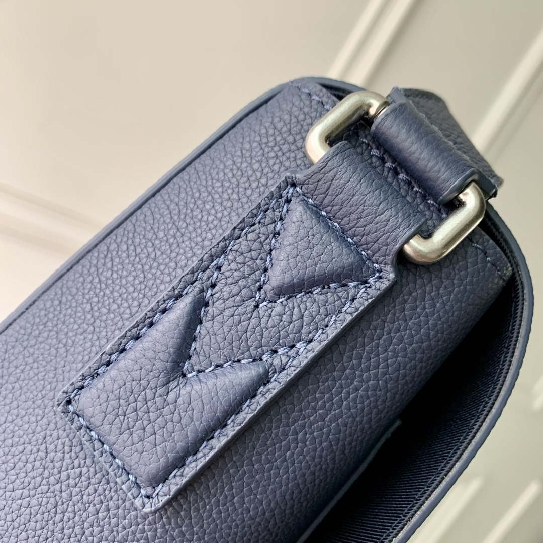 LV M15267 Louis Vuitton Speed Messenger Bag Navy Blue