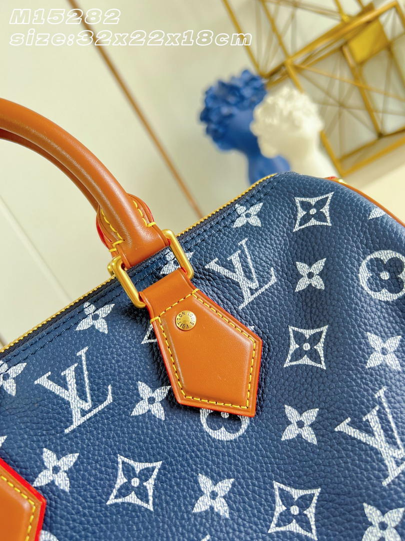 LV M15282 Louis Vuitton Speedy P9 Bandoulière 30 Bag Indigo - Default Title - View 2