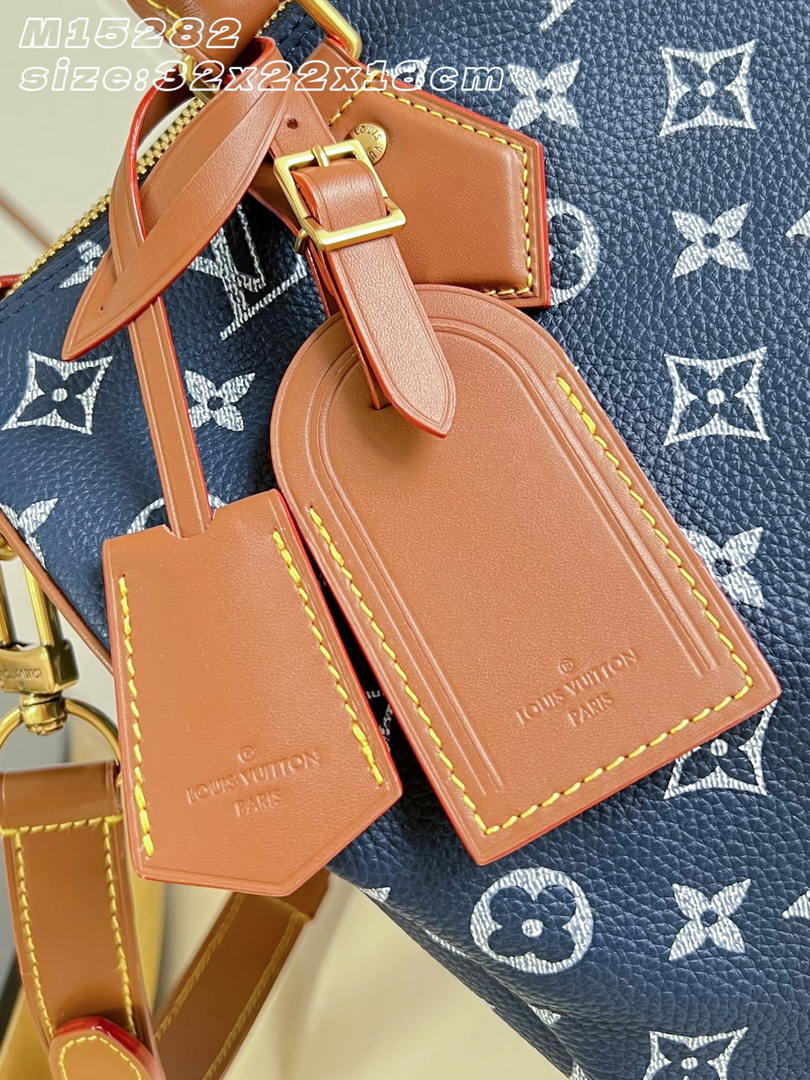 LV M15282 Louis Vuitton Speedy P9 Bandoulière 30 Bag Indigo - Default Title - View 3