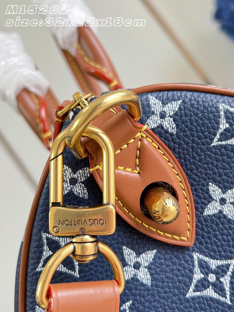 LV M15282 Louis Vuitton Speedy P9 Bandoulière 30 Bag Indigo - Default Title - View 5