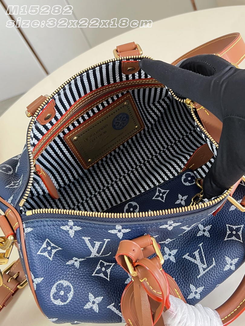 LV M15282 Louis Vuitton Speedy P9 Bandoulière 30 Bag Indigo