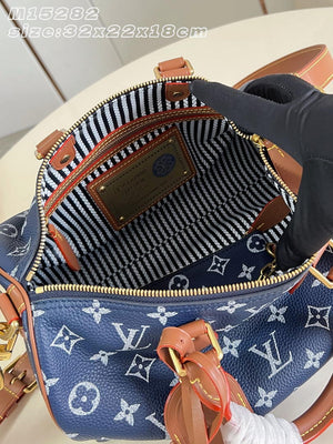 LV M15282 Louis Vuitton Speedy P9 Bandoulière 30 Bag Indigo - Default Title - View 13