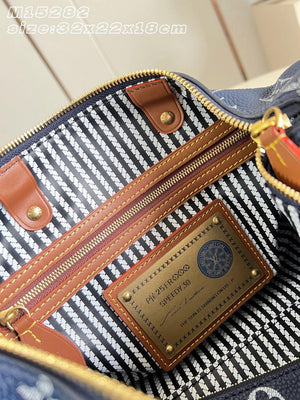 LV M15282 Louis Vuitton Speedy P9 Bandoulière 30 Bag Indigo - Default Title - View 14