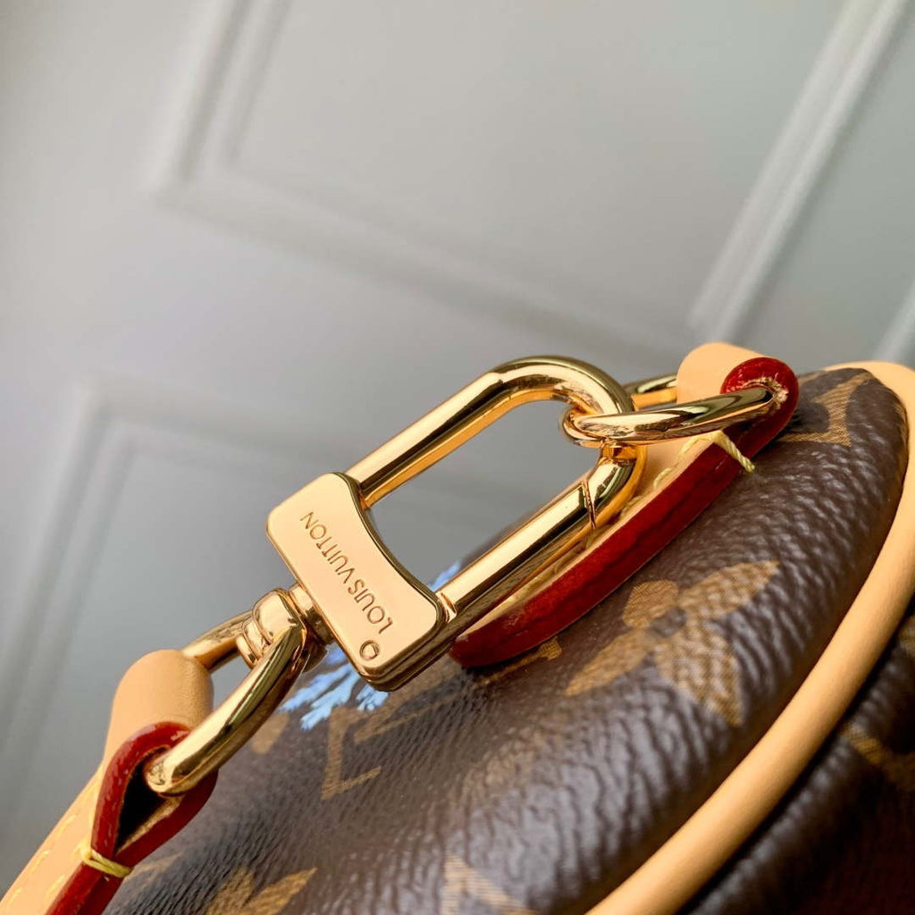 LV M15330 Louis Vuitton Nano Speedy Bag Monogram Snowy Pearl