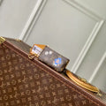 LV M15341 Louis Vuitton Key Pouch Monogram Blue Frost