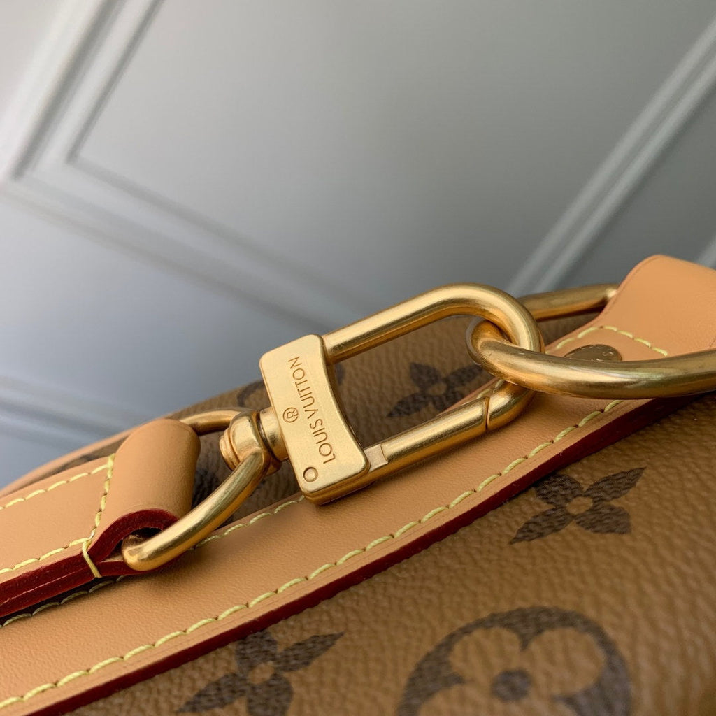 LV M15428 Louis Vuitton Keepall Bandouliere 25 Bag Brown