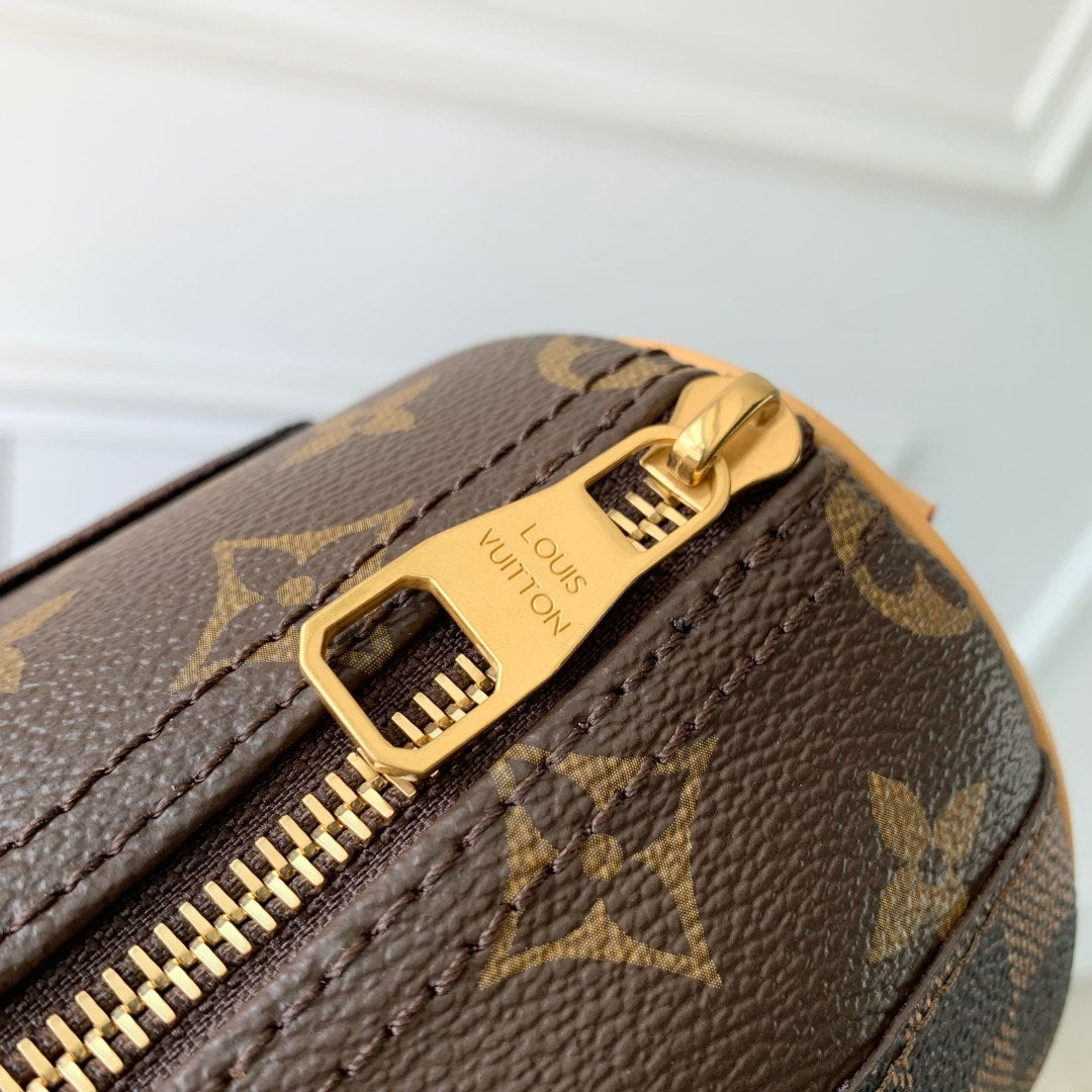 LV M15428 Louis Vuitton Keepall Bandouliere 25 Bag Brown