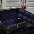 LV M20039 Louis Vuitton 8 Watch Case Black - luxibagsmall