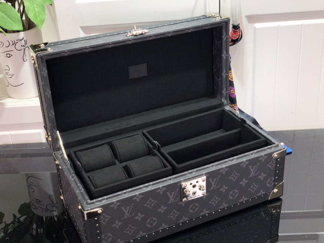 LV M20209 Louis Vuitton Coffret Accessoires Monogram Eclipse canvas Black - Default Title - View 8