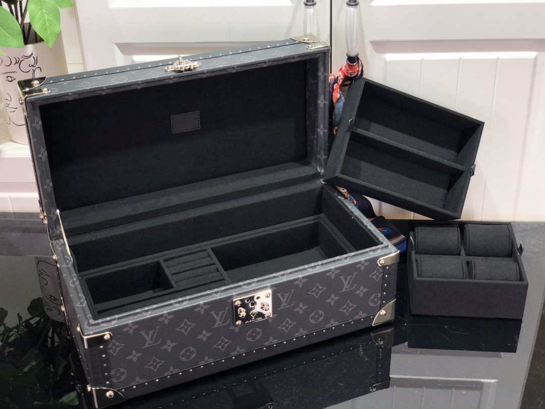 LV M20209 Louis Vuitton Coffret Accessoires Monogram Eclipse canvas Black - Default Title - View 9