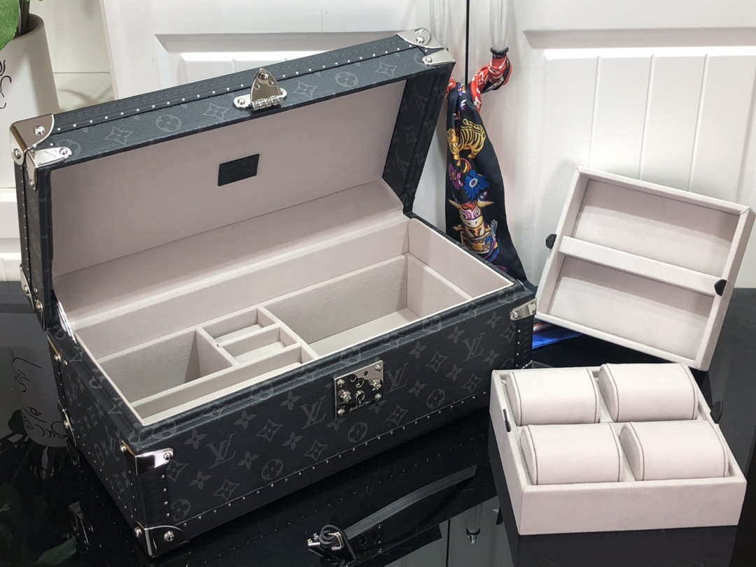 LV M20209 Louis Vuitton Coffret Accessoires Monogram Eclipse canvas White - Default Title - View 1