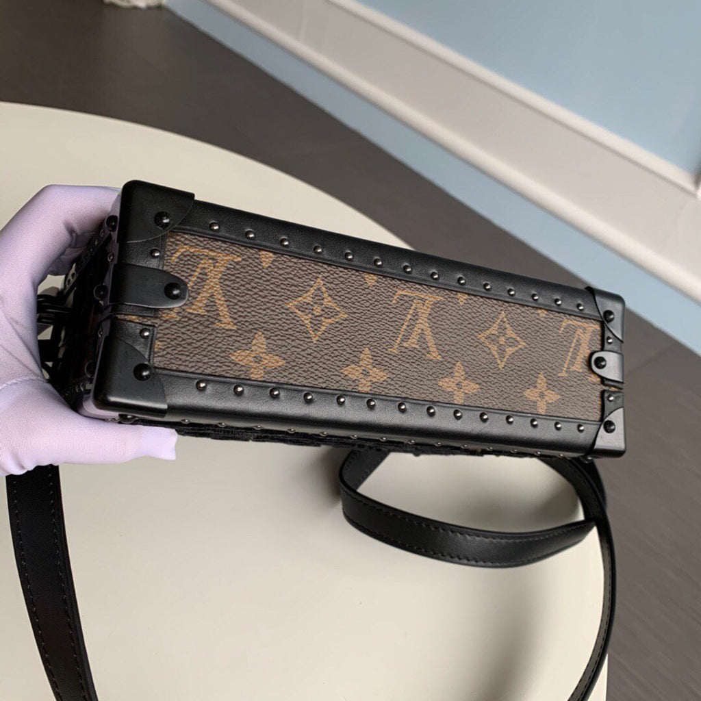 LV M20233 Louis Vuitton Clutch Box Bag M20230 Black - luxibagsmall