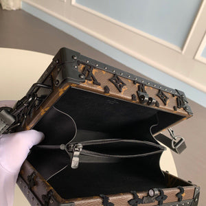 LV M20233 Louis Vuitton Clutch Box Bag M20230 Black - luxibagsmall
