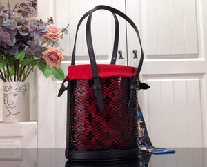 LV M20352 Louis Vuitton Bucket PM Bag Black - Default Title - View 1