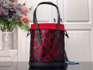 LV M20352 Louis Vuitton Bucket PM Bag Black - Default Title - View 3