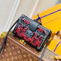 LV M20353 Louis Vuitton Petite Malle Handbag Black - Default Title - View 1