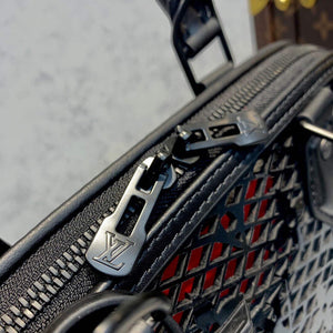 LV M20355 Louis Vuitton Alma PM Handbag Patent Calfskin Black - Default Title - View 6