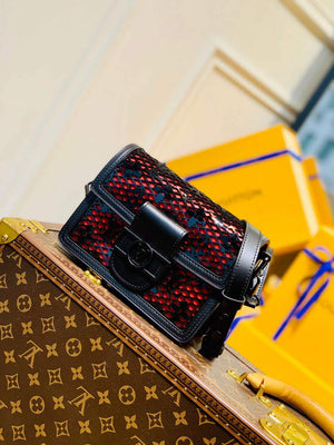 LV M20359 Louis Vuitton Mini Dauphine Handbag Black - Default Title - View 1