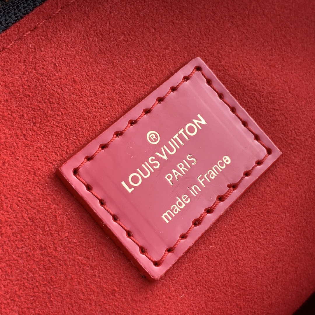 LV M20369 Louis Vuitton Coussin MM Bag Patent calfskin M57783 Black - Default Title - View 7