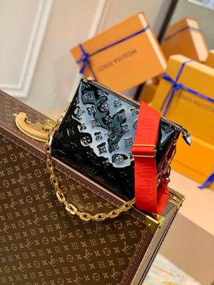 LV M20369 Louis Vuitton Coussin PM Bag Patent calfskin Black - Default Title - View 1