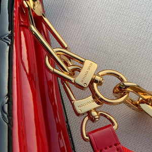 LV M20369 Louis Vuitton Coussin PM Bag Patent calfskin Black - Default Title - View 6