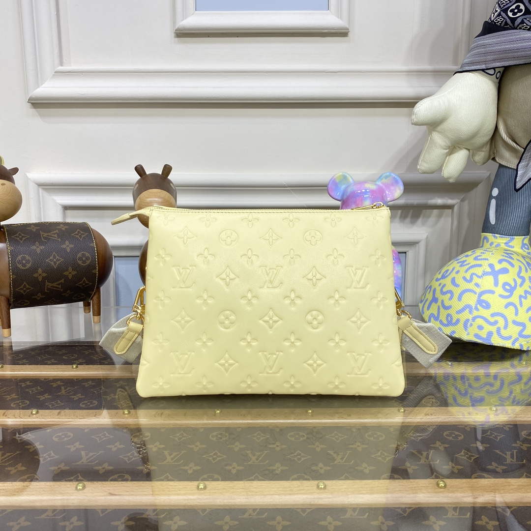 LV M20378 Louis Vuitton Coussin PM Bag lemon yellow - Default Title - View 2