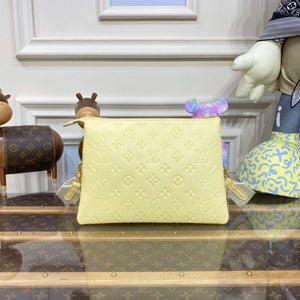 LV M20378 Louis Vuitton Coussin PM Bag lemon yellow - Default Title - View 2