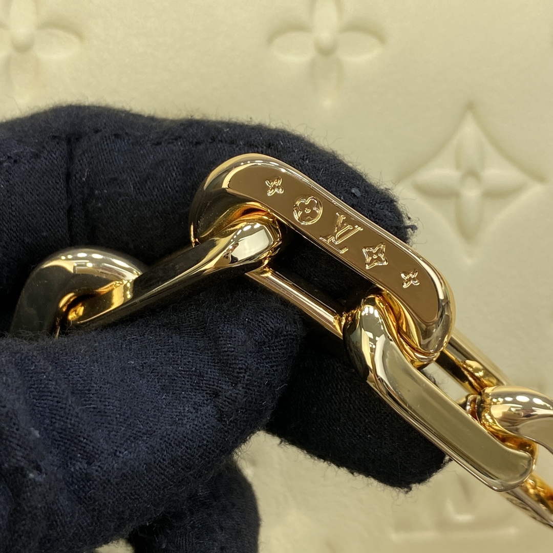 LV M20378 Louis Vuitton Coussin PM Bag lemon yellow - Default Title - View 8