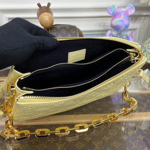 LV M20378 Louis Vuitton Coussin PM Bag lemon yellow - Default Title - View 9