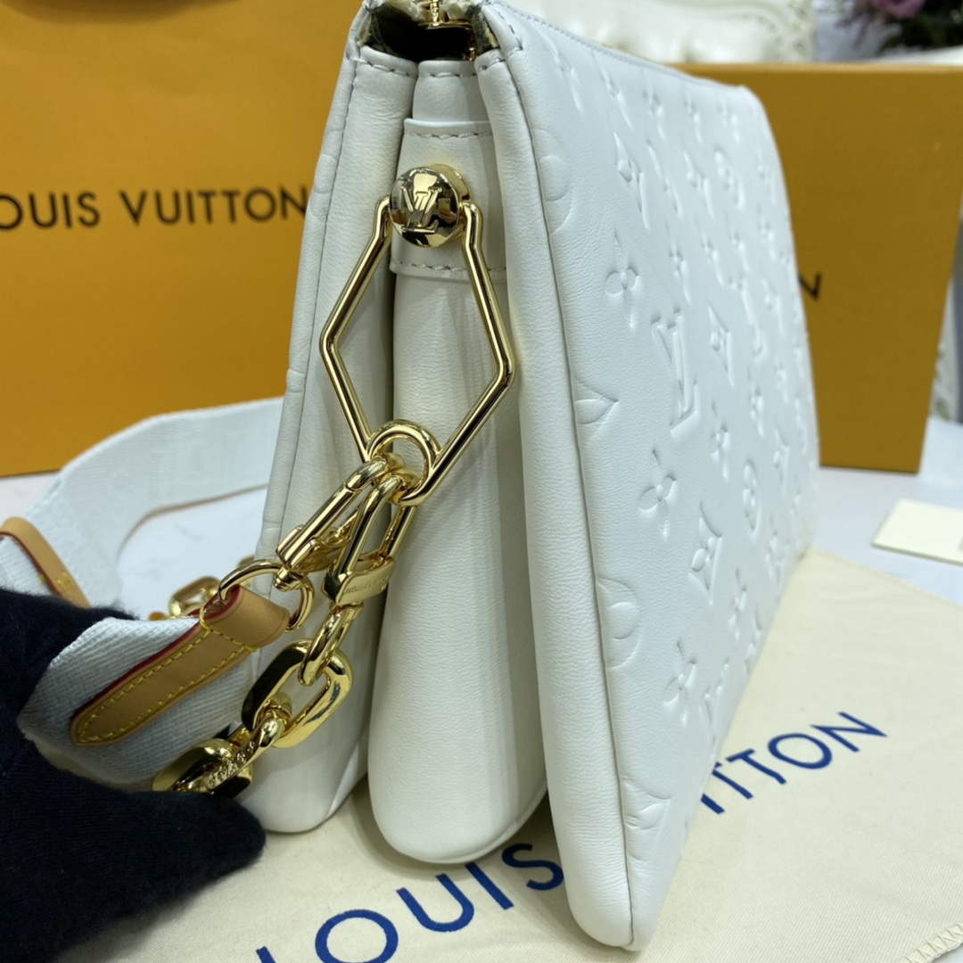 LV M20378 Louis Vuitton Coussin PM Bag White - Default Title - View 5