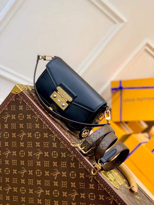 LV M20393 Louis Vuitton Swing Handbag Black - Default Title - View 1